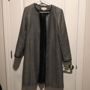 Calvin Klein open front dress jacket